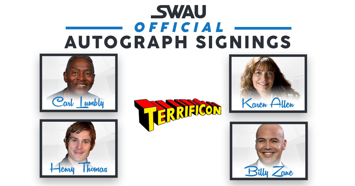 Karen Allen, Carl Lumbly, Henry Thomas, Billy Zane, & More to Sign for SWAU!