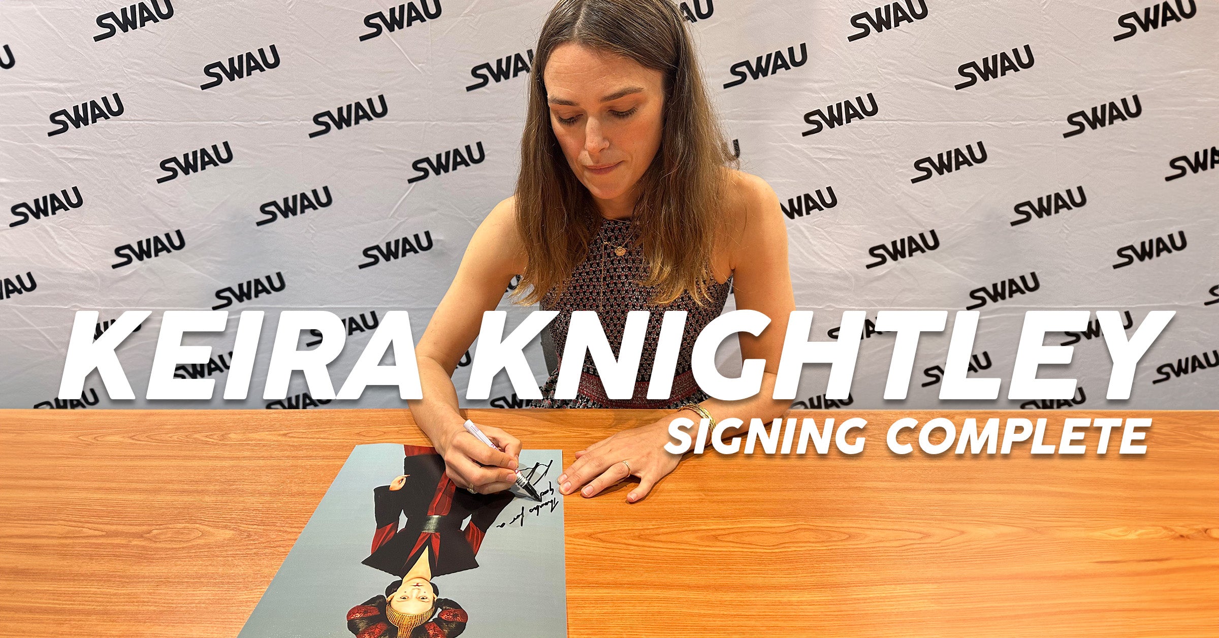 Keira Knightley Signing Completed!