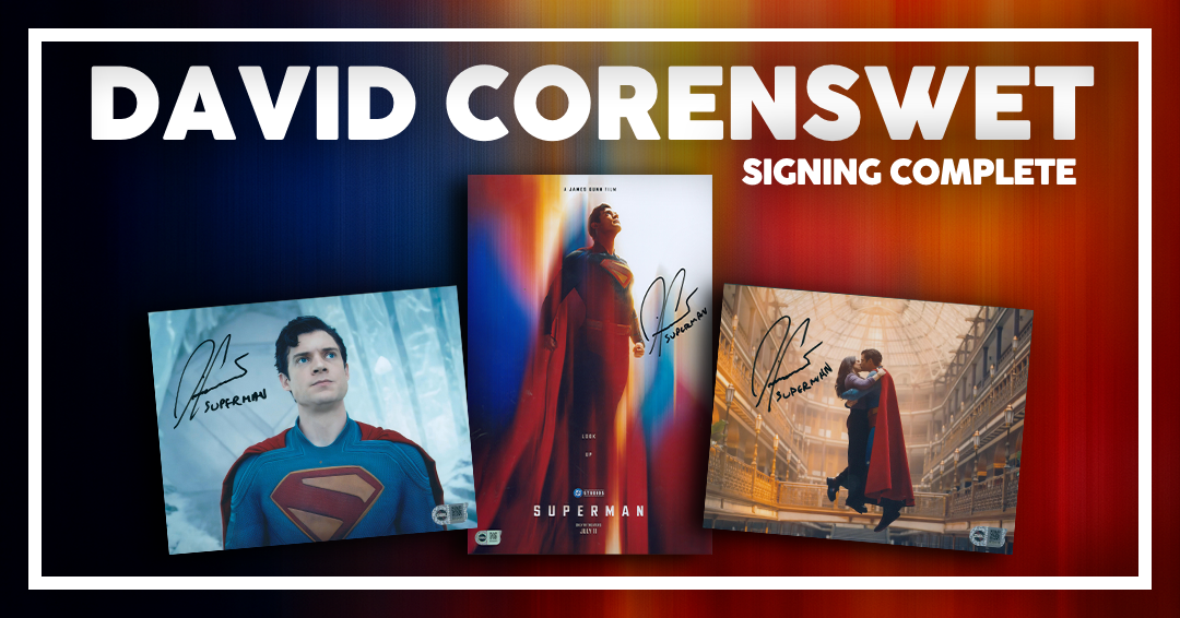 David Corenswet Signing Complete!