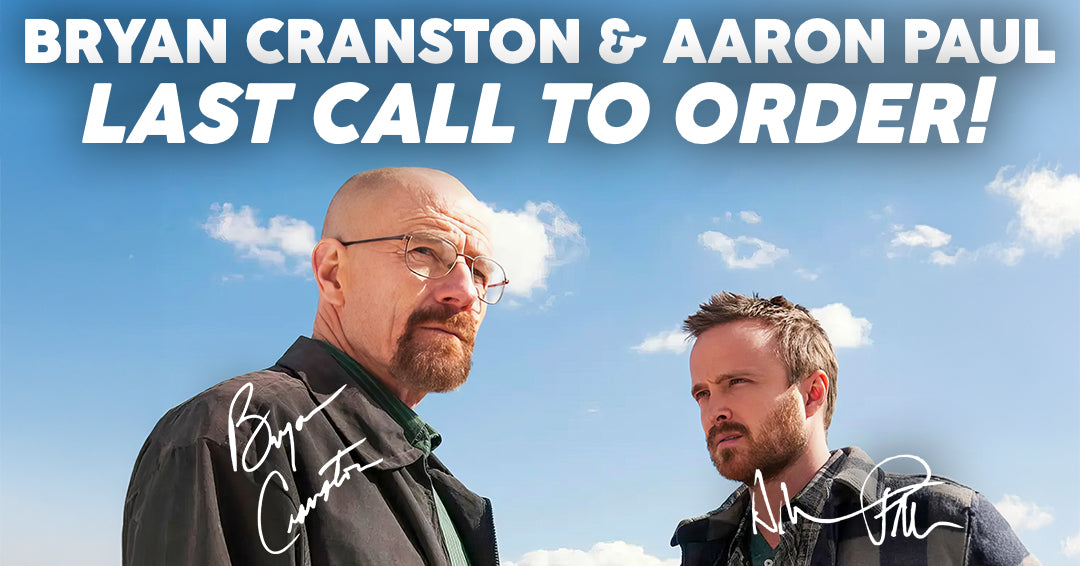 Photo Encadrée Signée Bryan Cranston Et Aaron Paul (Breaking Bad) – 12x8