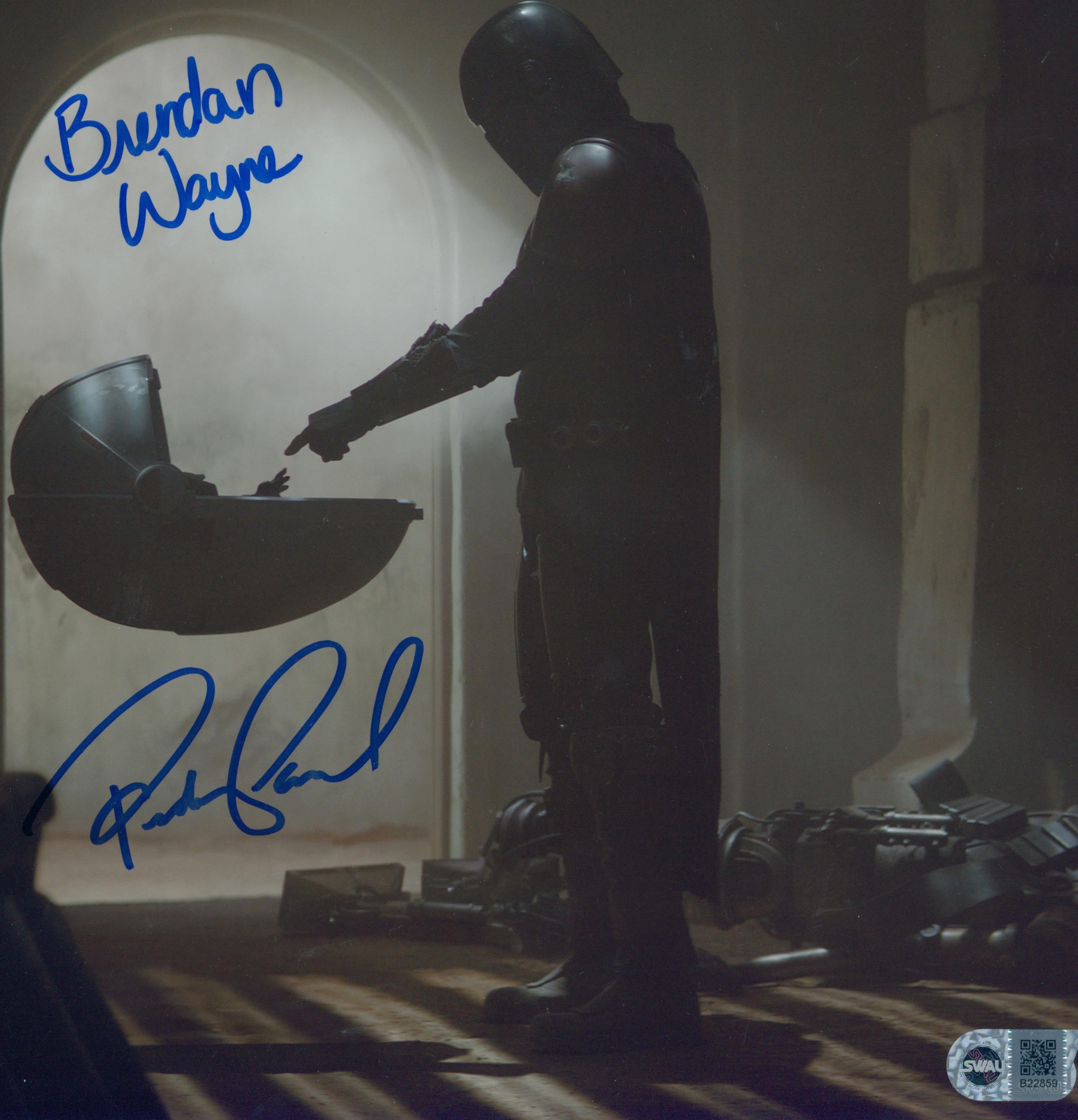 Pedro Pascal & Brendan Wayne Signed 11x14 Photo - SWAU Authenticated - SWAU