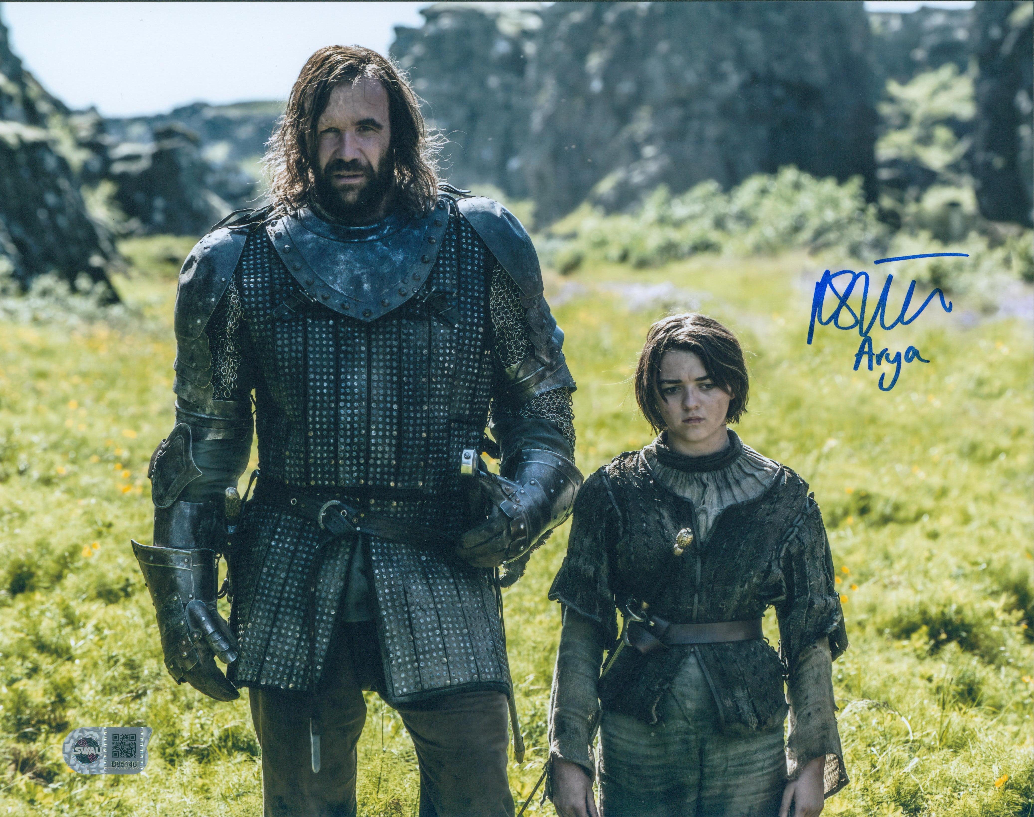Maisie Williams Signed 11X14 Photo - SWAU Authenticated - SWAU