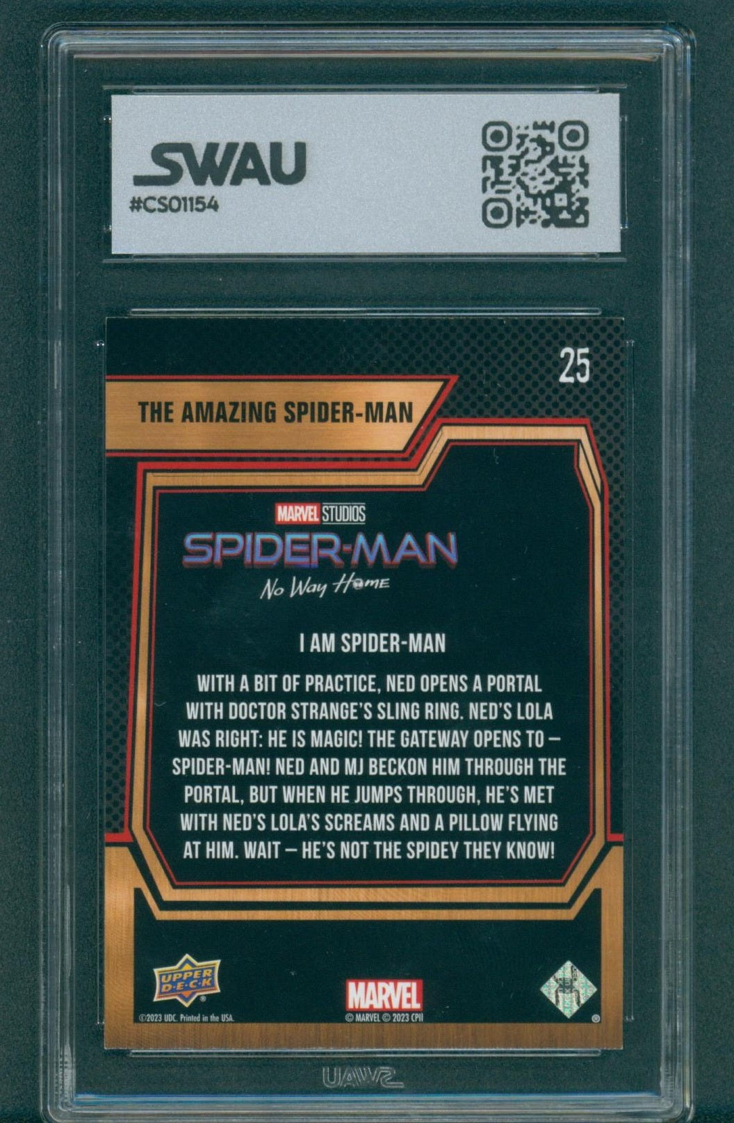 Tom Holland Signed Trading Card - SWAU Authenticated & Encapsulated