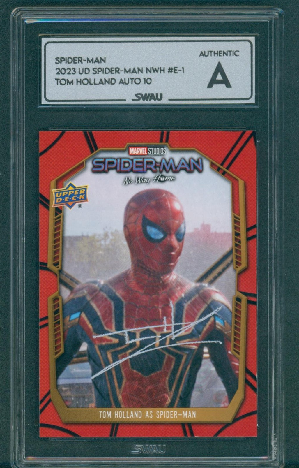 Tom Holland Signed Trading Card - SWAU Authenticated & Encapsulated