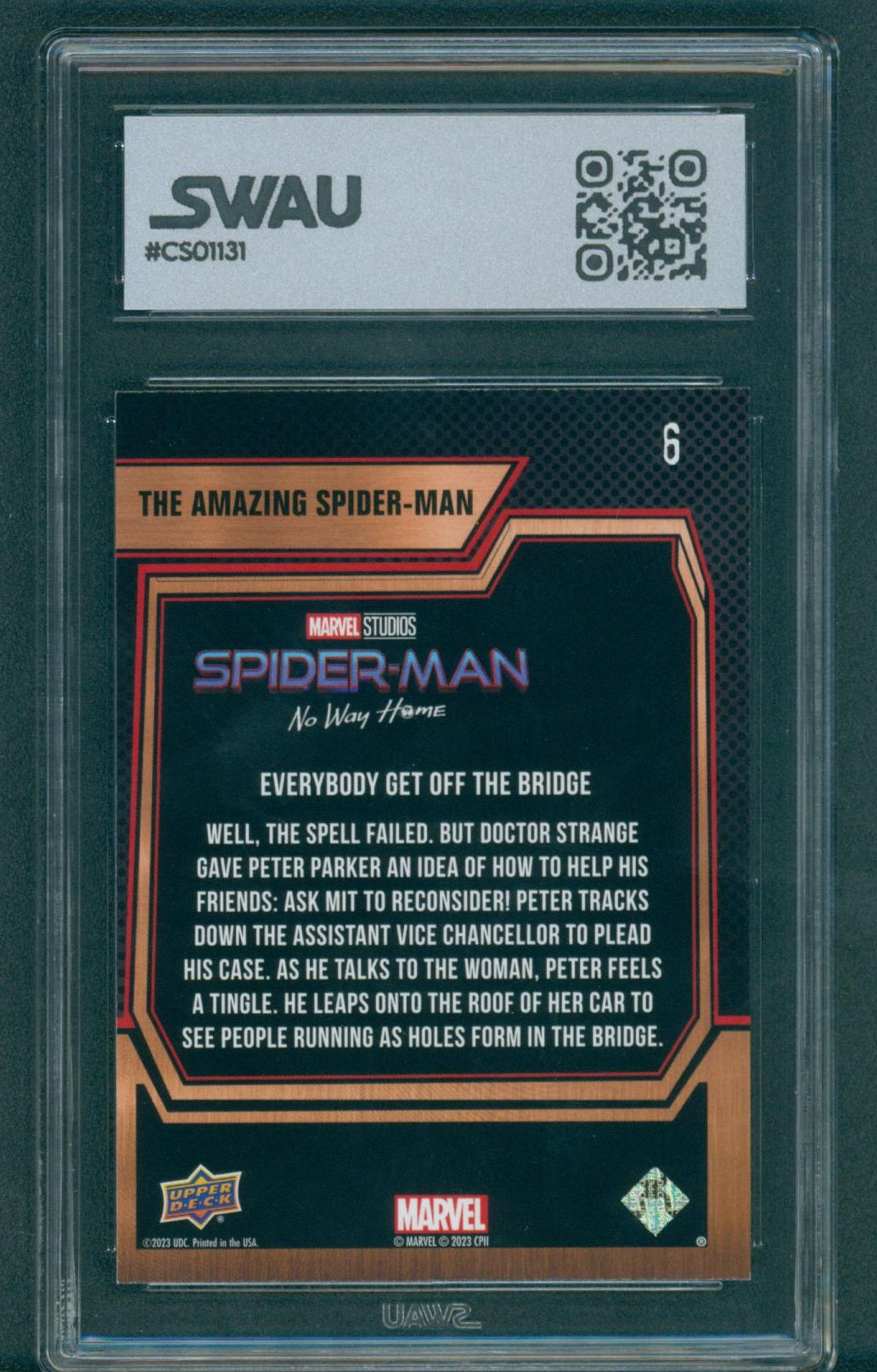 Tom Holland Signed Trading Card - SWAU Authenticated & Encapsulated