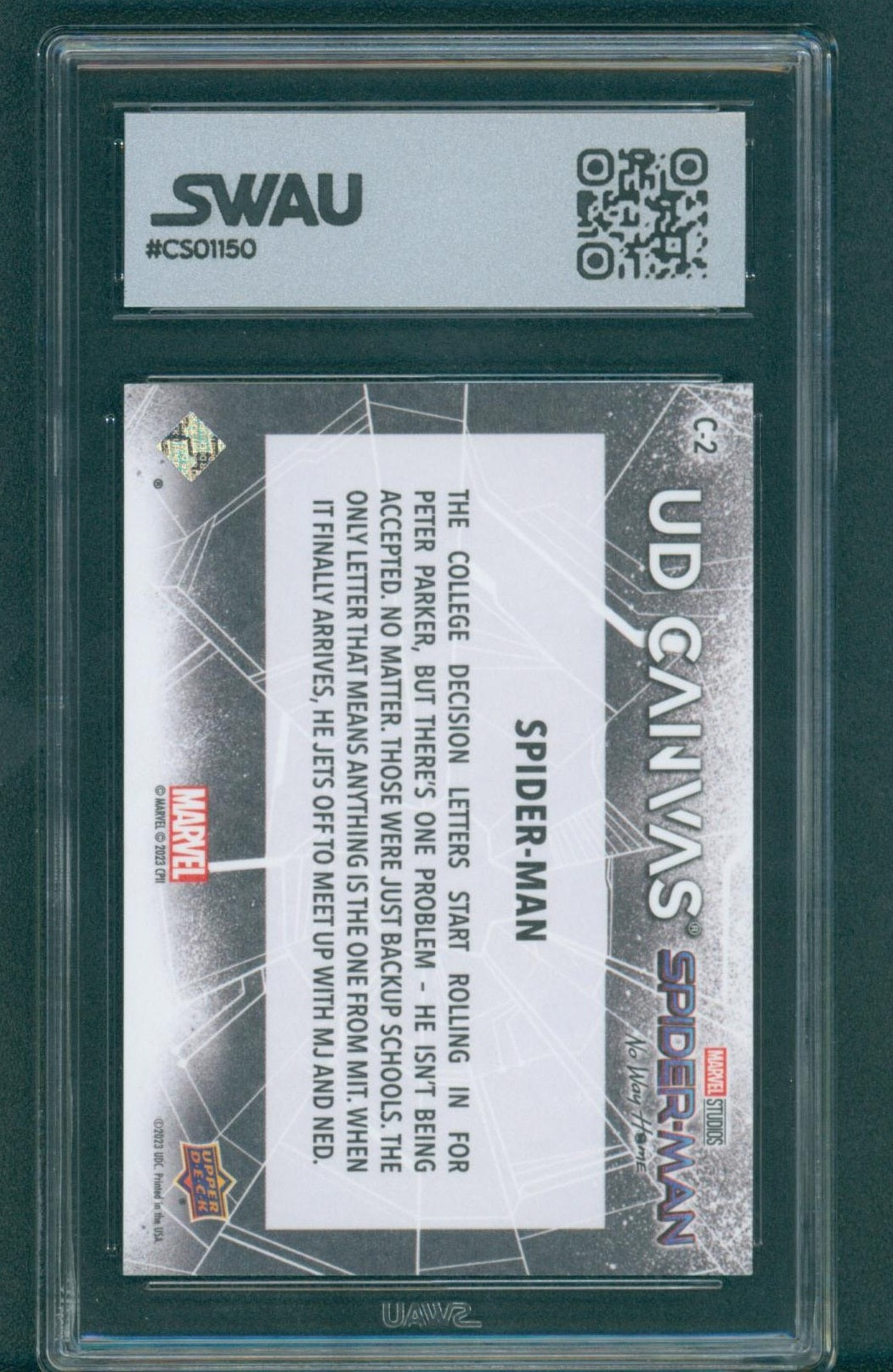 Tom Holland Signed Trading Card - SWAU Authenticated & Encapsulated