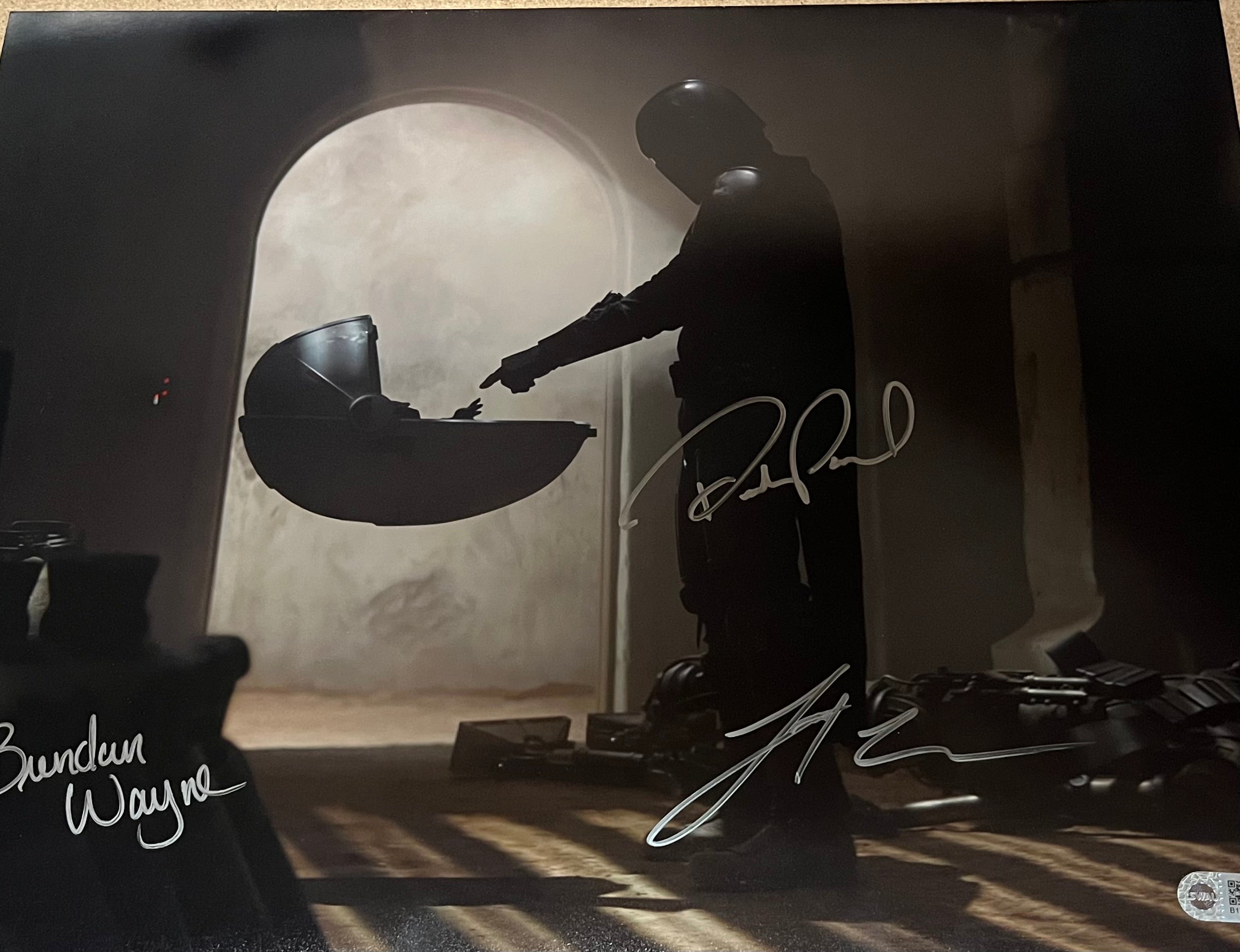 Pedro Pascal, Brendan Wayne, & Lateef Crowder Signed 16x20 Photo - SWAU Authenticated - SWAU