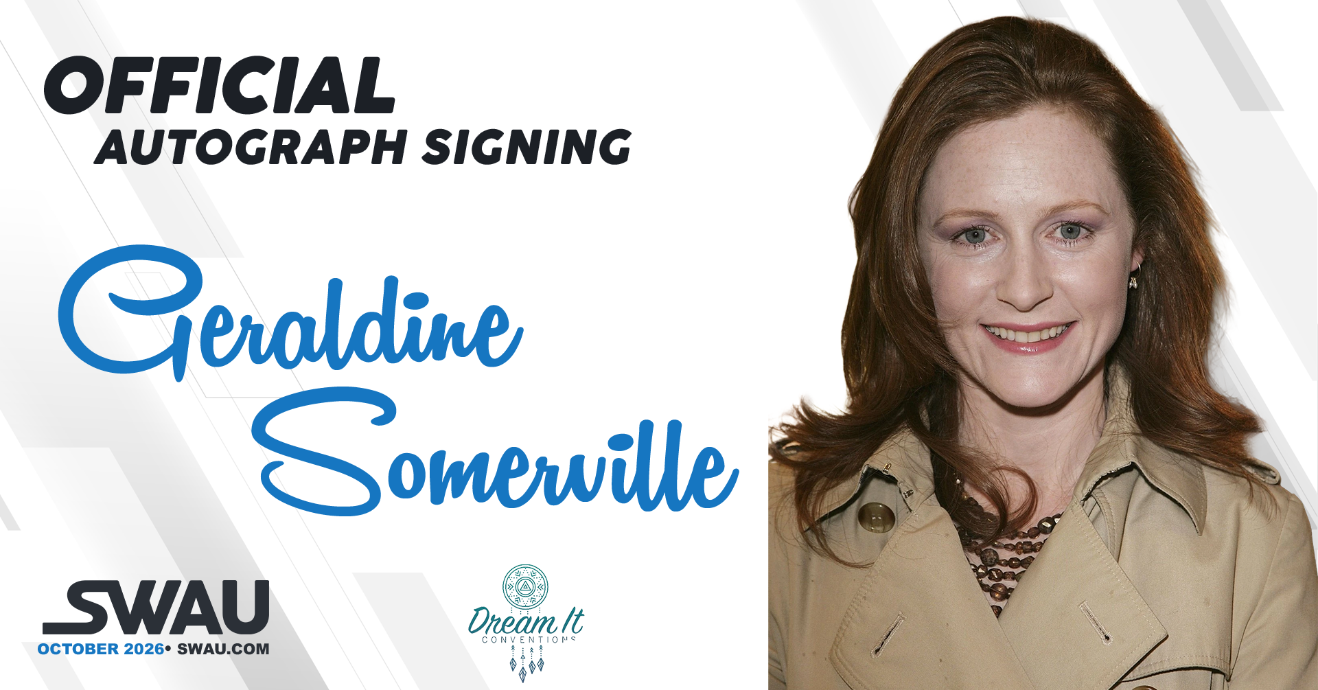 Geraldine Somerville Autograph Signing Dream It - Enter The Magical World 4 - SWAU
