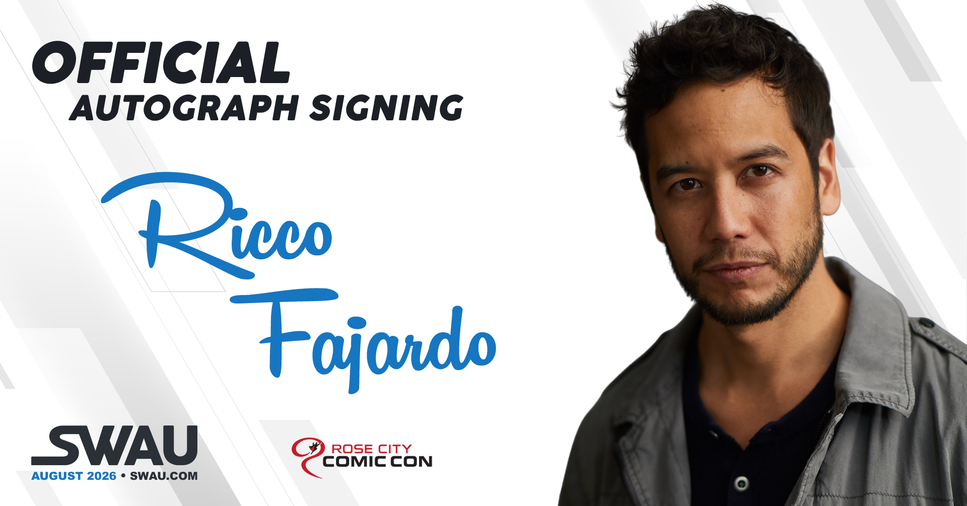 Ricco Fajardo Autograph Signing - Rose City Comic Con 2026 - SWAU