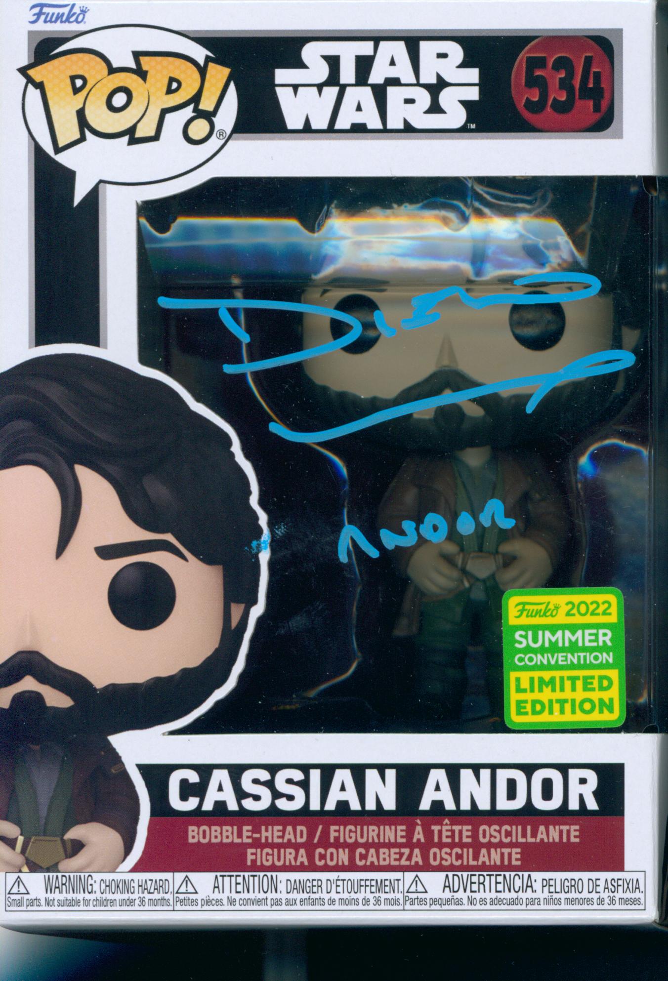 Diego Luna Signed Funko POP! - SWAU Authenticated - SWAU