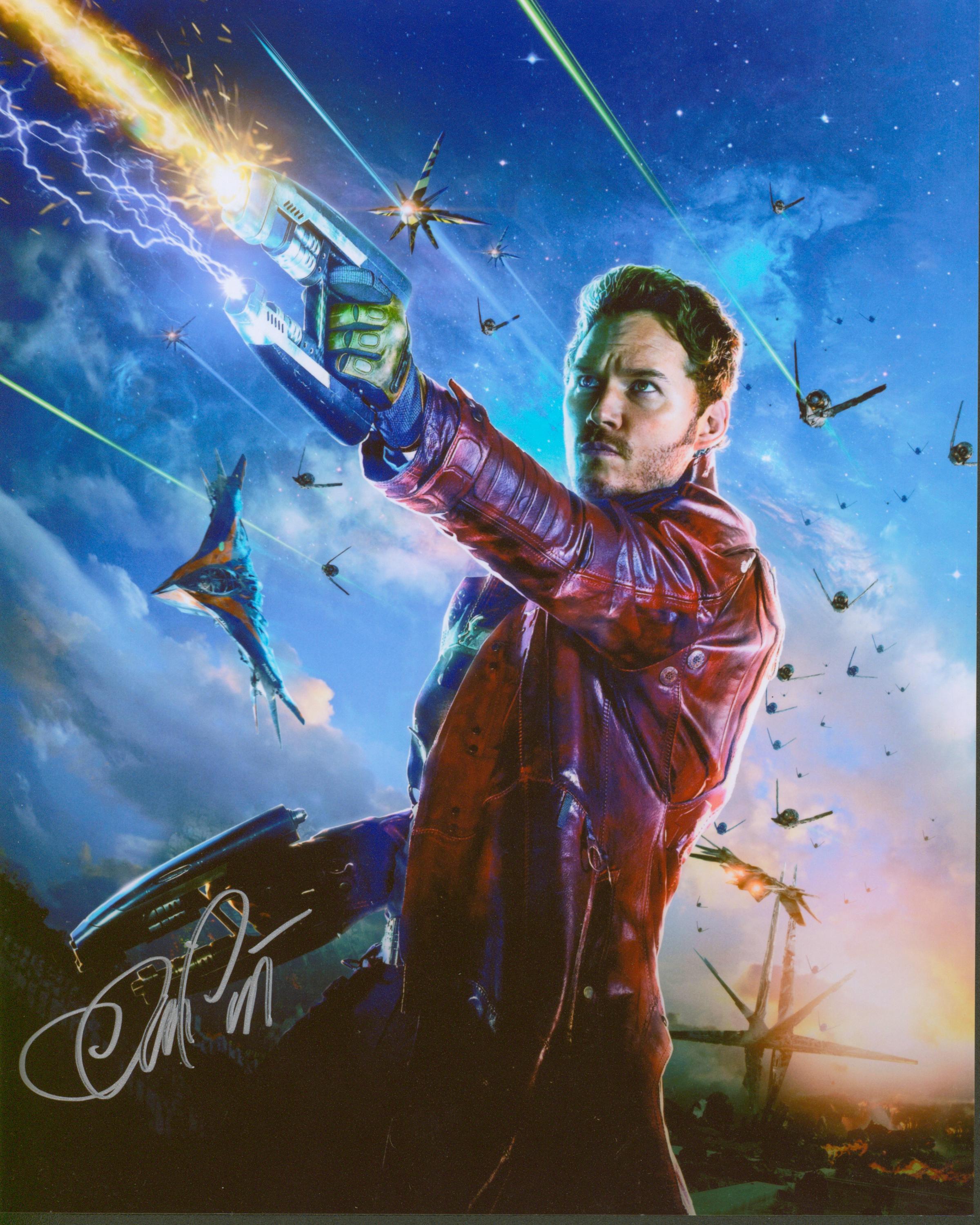 Chris Pratt Signed 11x14 Photo - SWAU Authenticated - SWAU