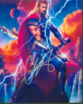 Chris Hemsworth Signed 11x14 Photo - SWAU Authenticated - SWAU