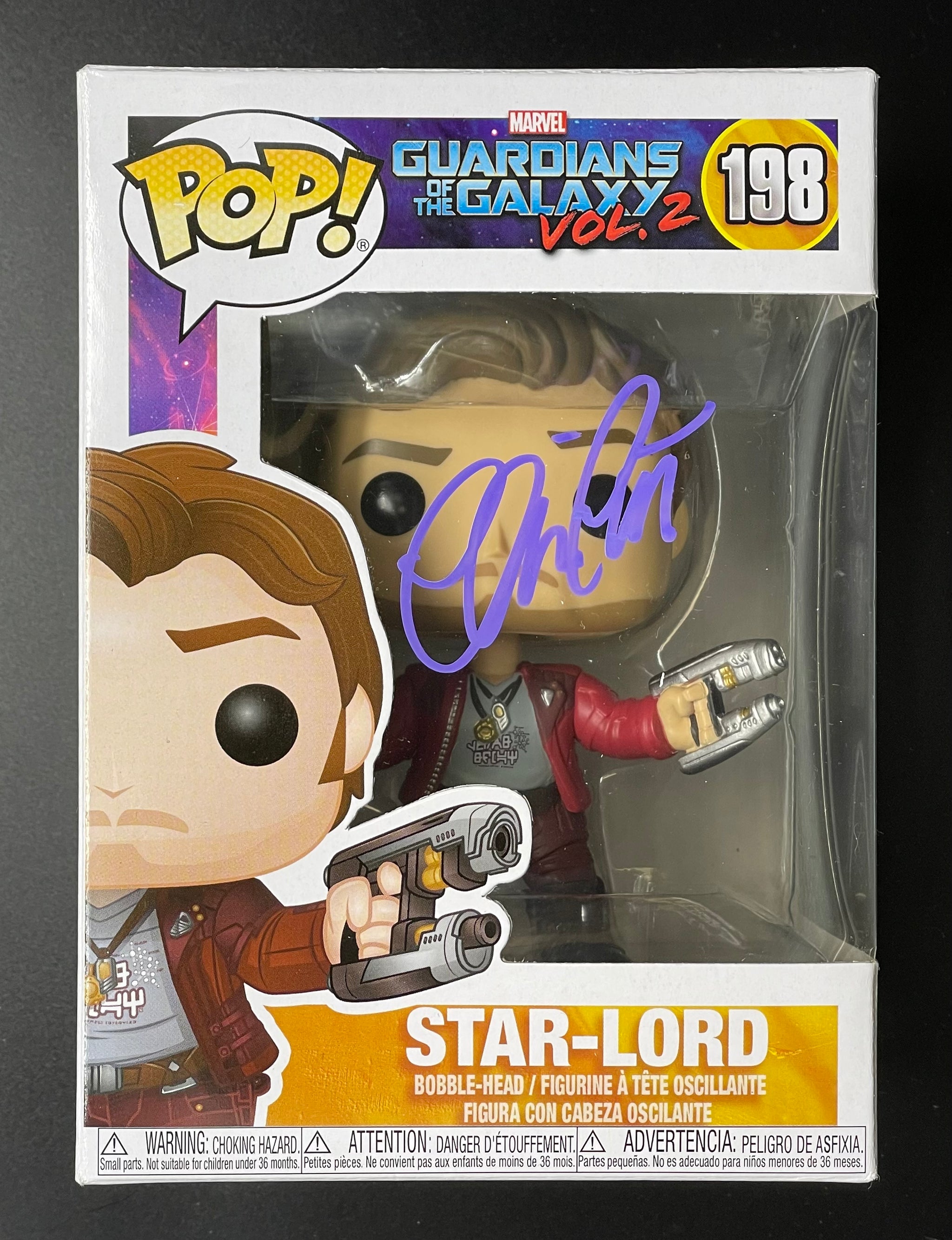クリス・プラット　直筆サイン入りFunko Pop Chris Pratt Signed Funko POP! - SWAU Authenticated