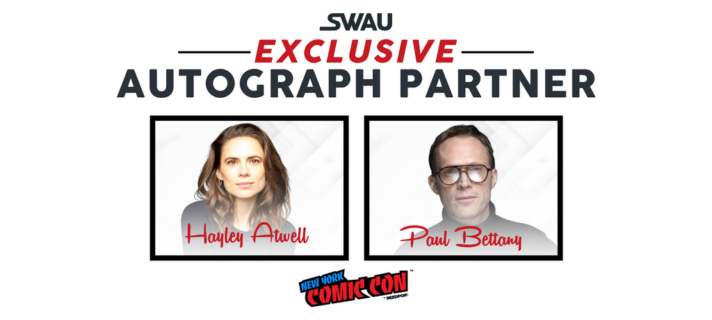 Hayley Atwell & Paul Bettany Sign for SWAU!