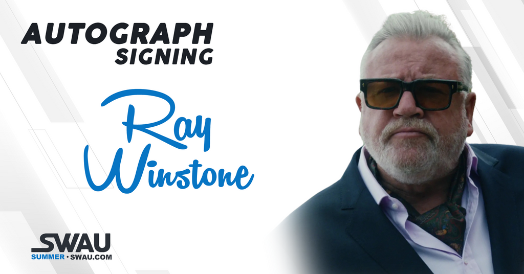 Ray Winstone Signs for SWAU!