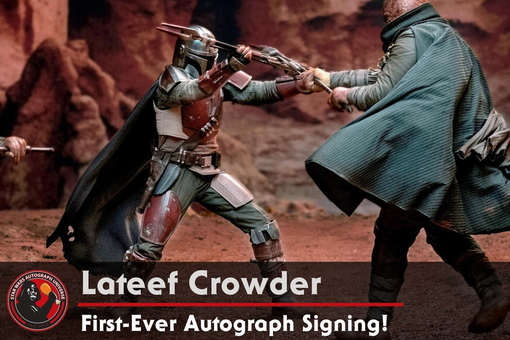 Lateef Crowder to sign for Star Wars Autograph Universe!
