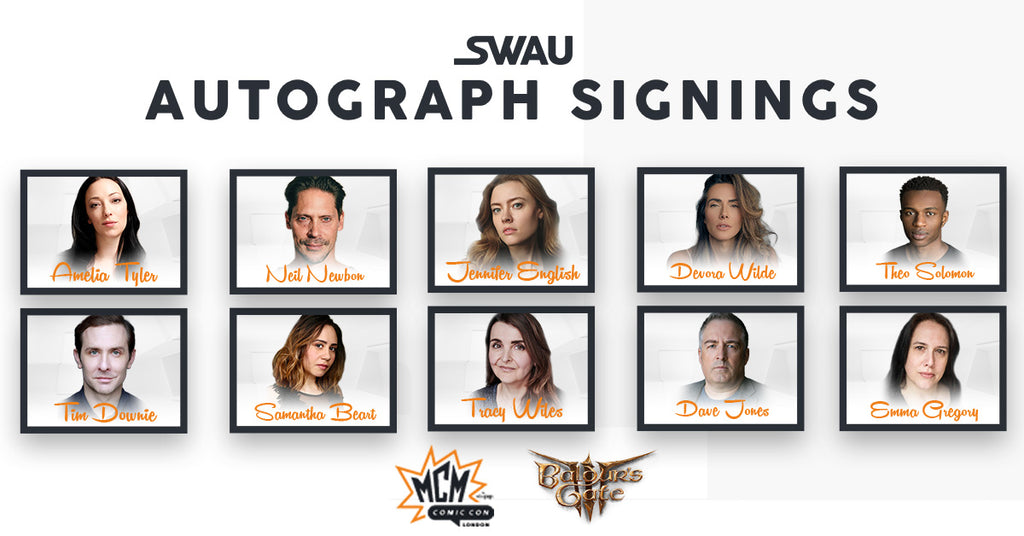 Baldur's Gate 3 Cast to Sign for SWAU!