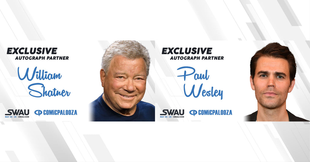 William Shatner & Paul Wesley To Sign With SWAU!