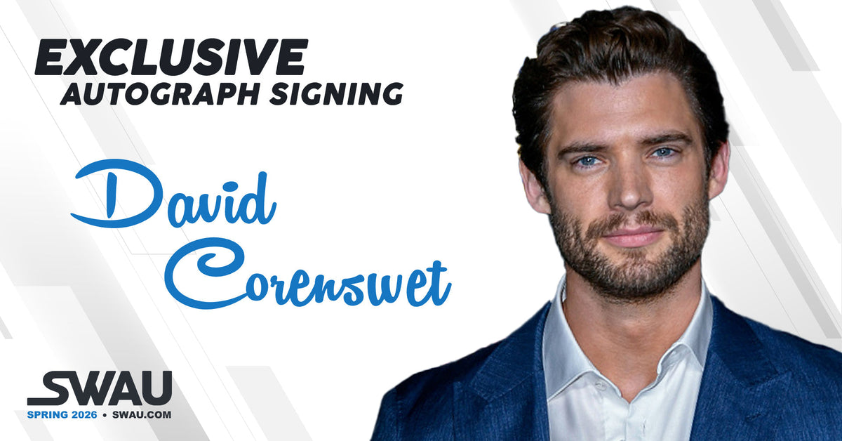 Presenting an Exclusive Autograph Signing With David Corenswet! | SWAU