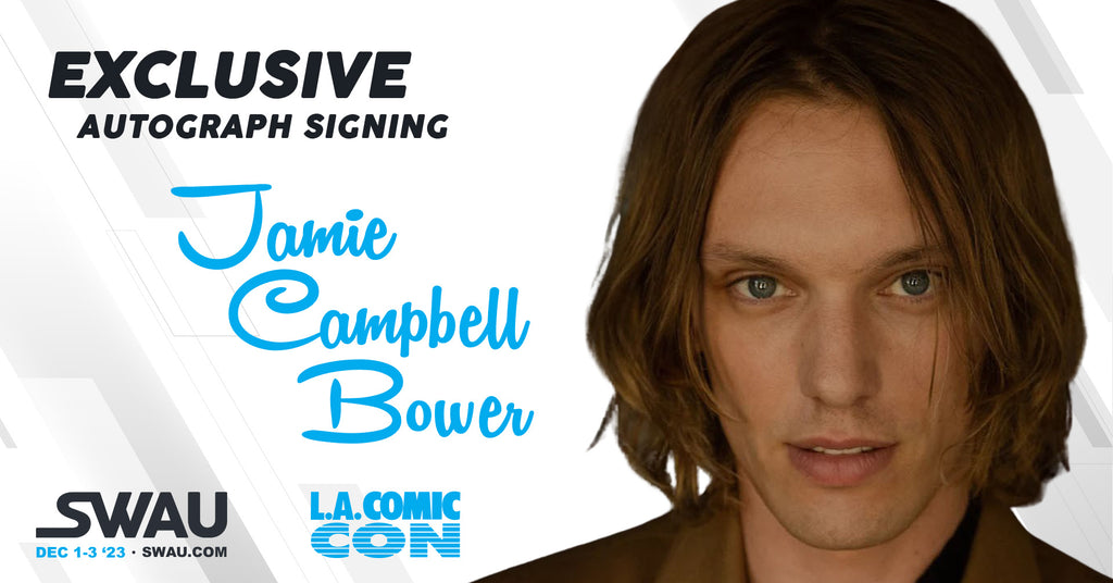 Jamie Campbell Bower to Sign for SWAU!