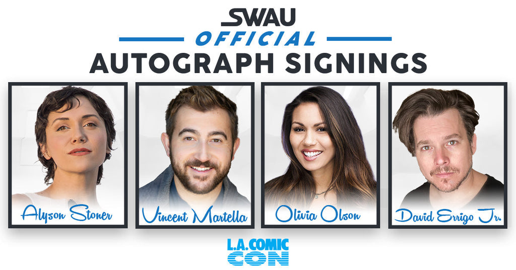 Alyson Stoner, Vincent Martella, Olivia Olson, and David Errigo Jr. to Sign for SWAU!