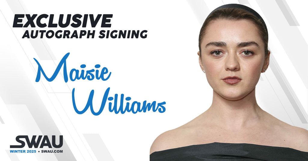 Presenting an Exclusive Autograph Signing with Maisie Williams!