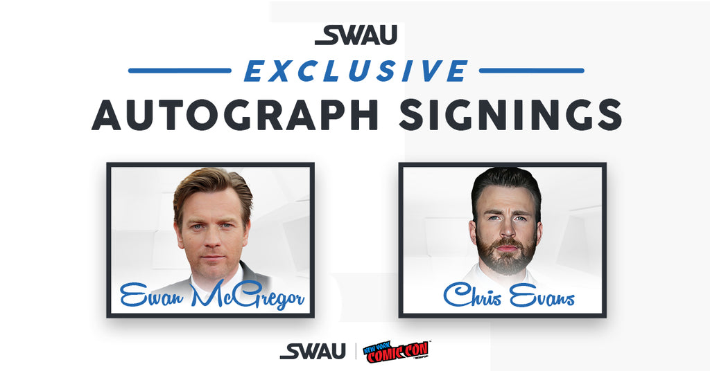 Ewan McGregor, Chris Evans and 40 Others to Sign for SWAU!
