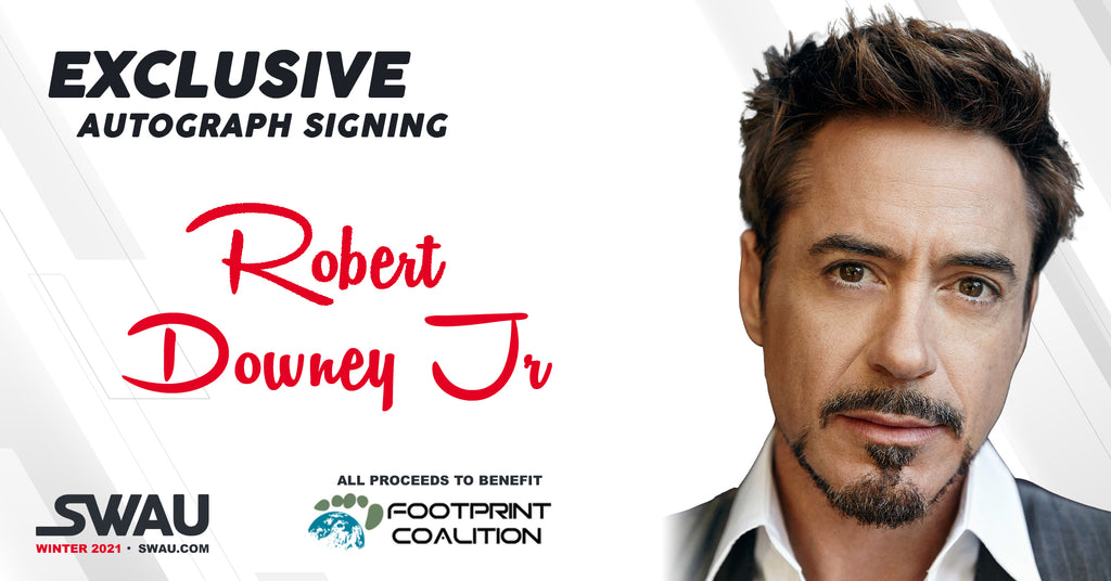 Robert Downey Jr. to Participate in Exclusive Autograph Signing with SWAU!