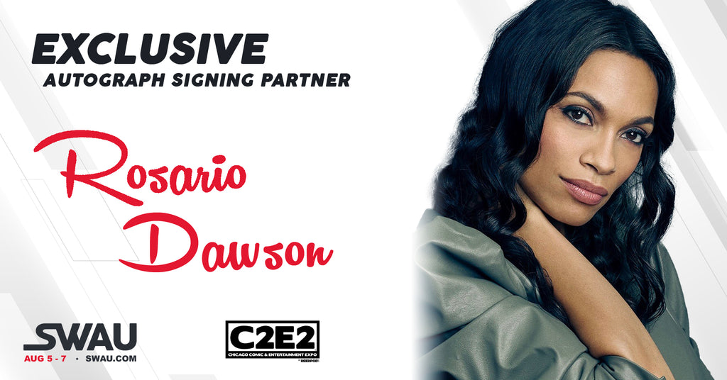 Rosario Dawson to sign for SWAU!