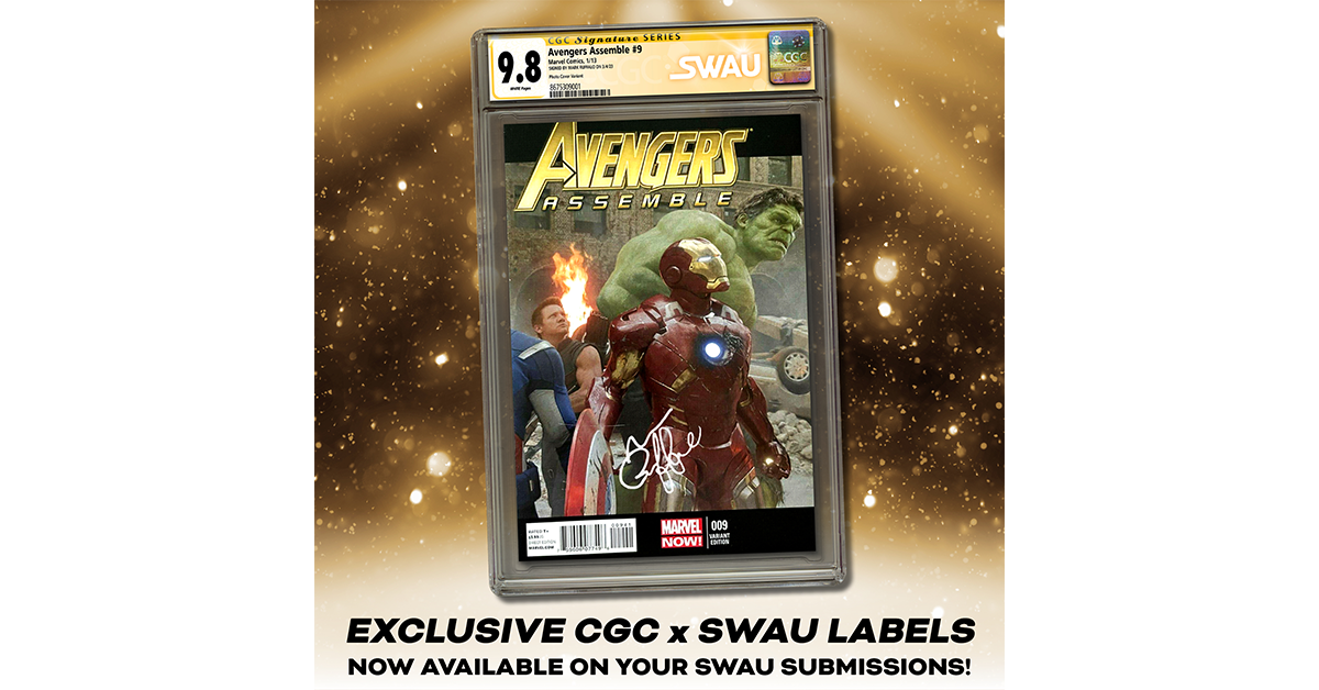 SWAU Announces New Partnership With CGC and Exclusive Custom Labels!