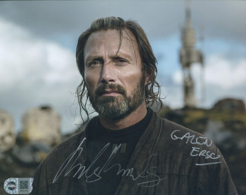 Mads Mikkelsen Signed 8x10 Photo - SWAU Authenticated