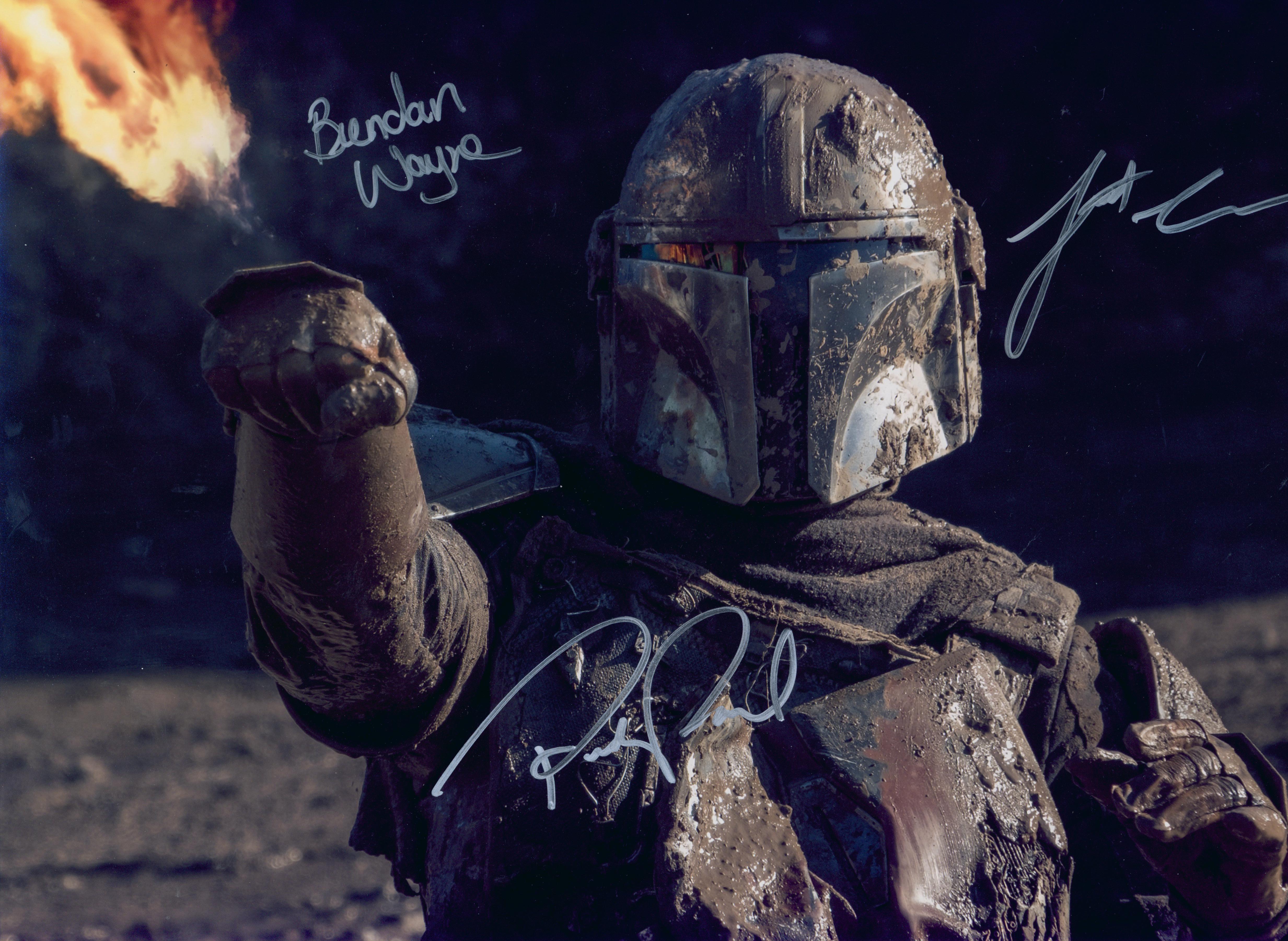 Pedro Pascal, Brendan Wayne, & Lateef Crowder Signed 16x20 Photo - SWAU Authenticated - SWAU