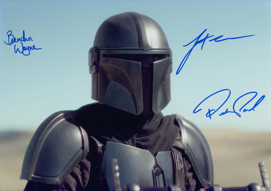 Pedro Pascal, Brendan Wayne, & Lateef Crowder Signed 16x20 Photo - SWAU Authenticated