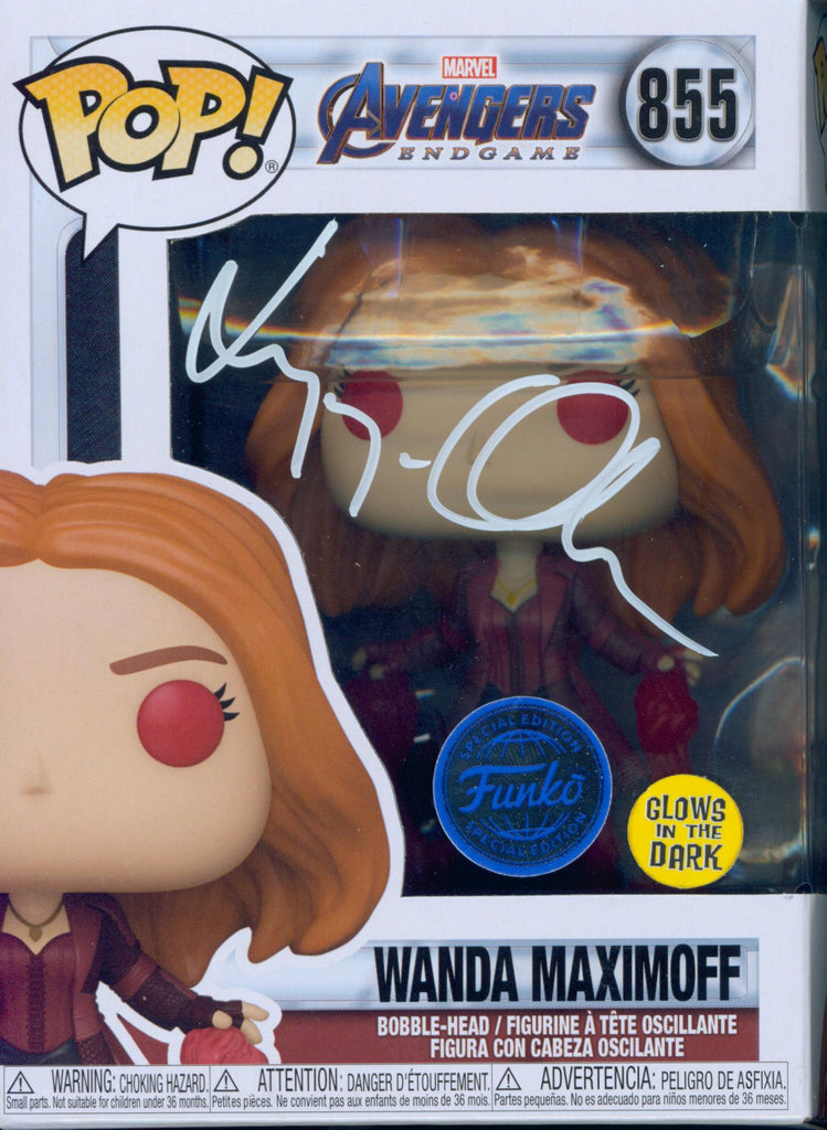 Elizabeth Olsen Signed Funko POP! - SWAU Authenticated
