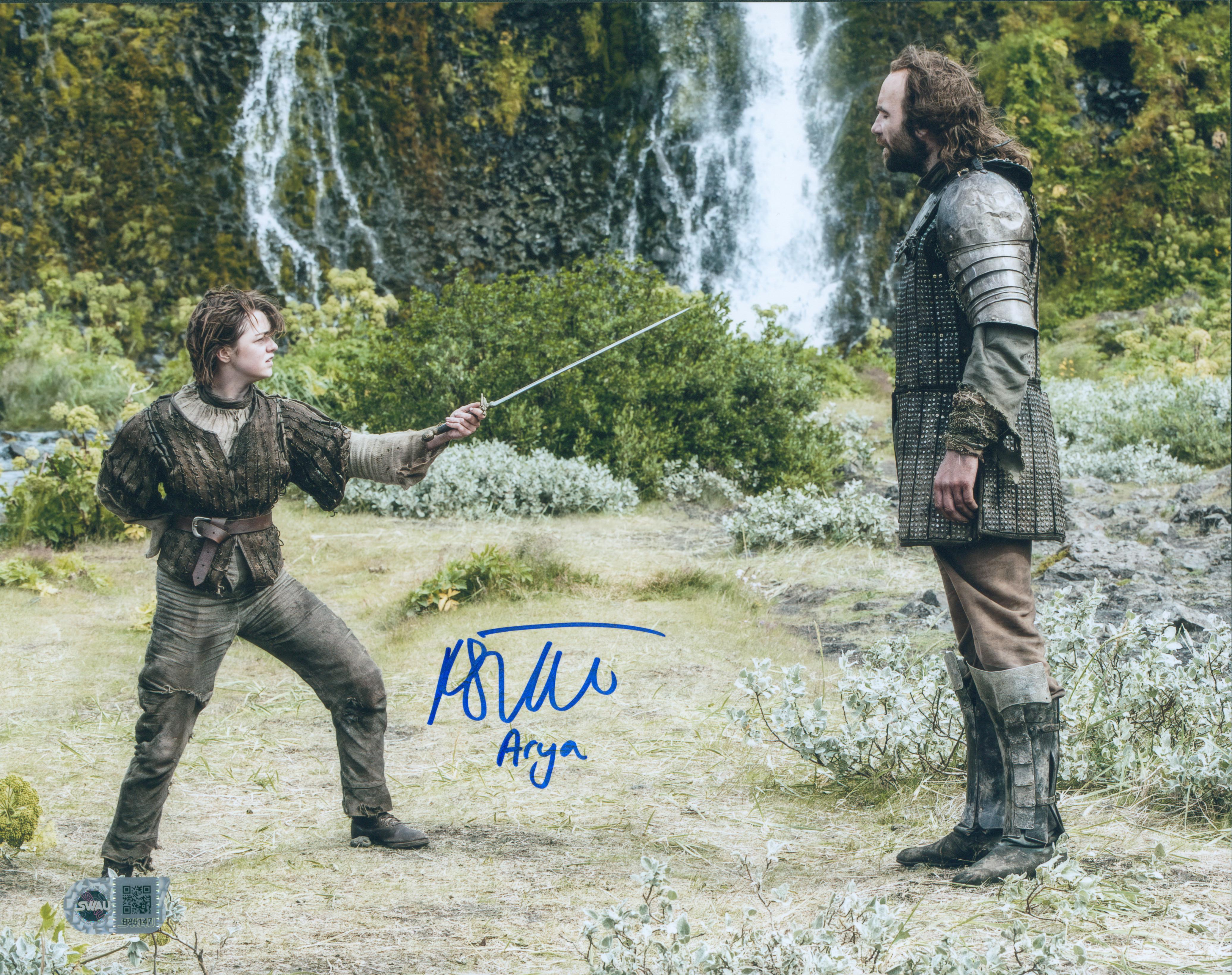 Maisie Williams Signed 11X14 Photo - SWAU Authenticated - SWAU