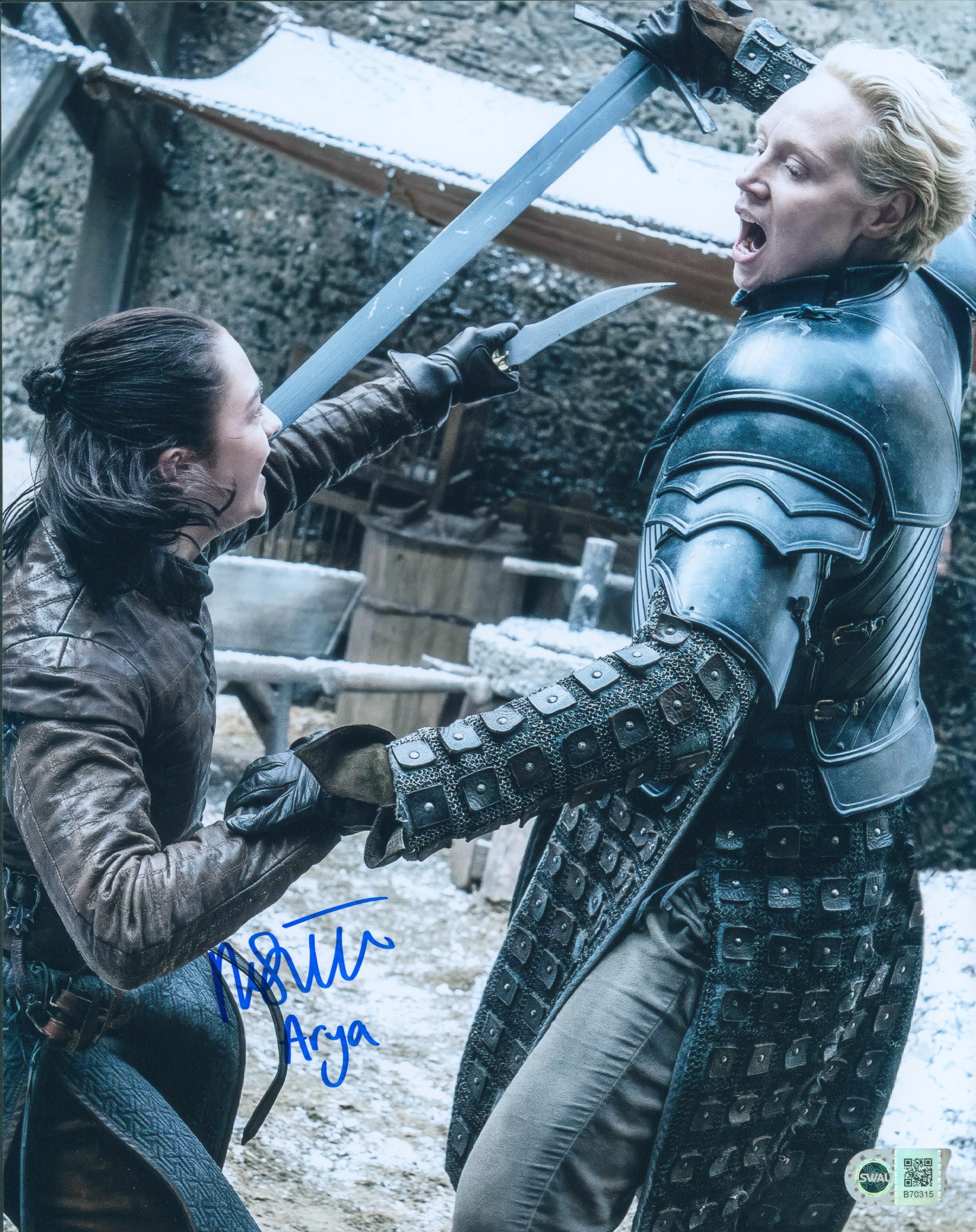 Maisie Williams Signed 11X14 Photo - SWAU Authenticated - SWAU