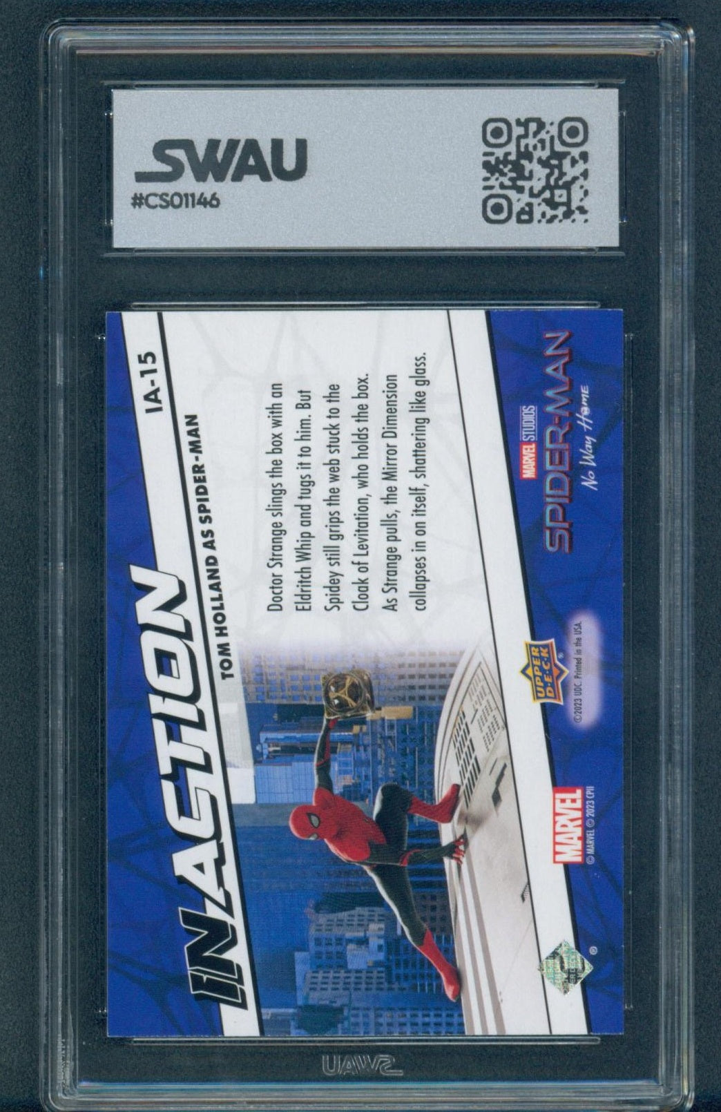 Tom Holland Signed Trading Card - SWAU Authenticated & Encapsulated