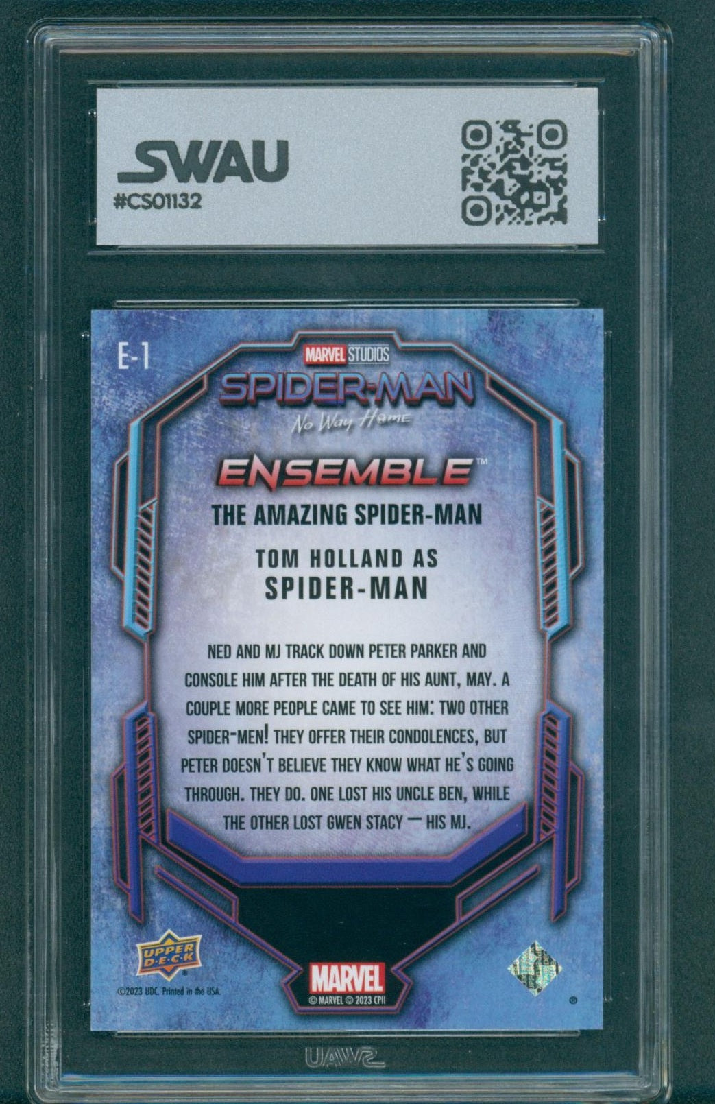 Tom Holland Signed Trading Card - SWAU Authenticated & Encapsulated