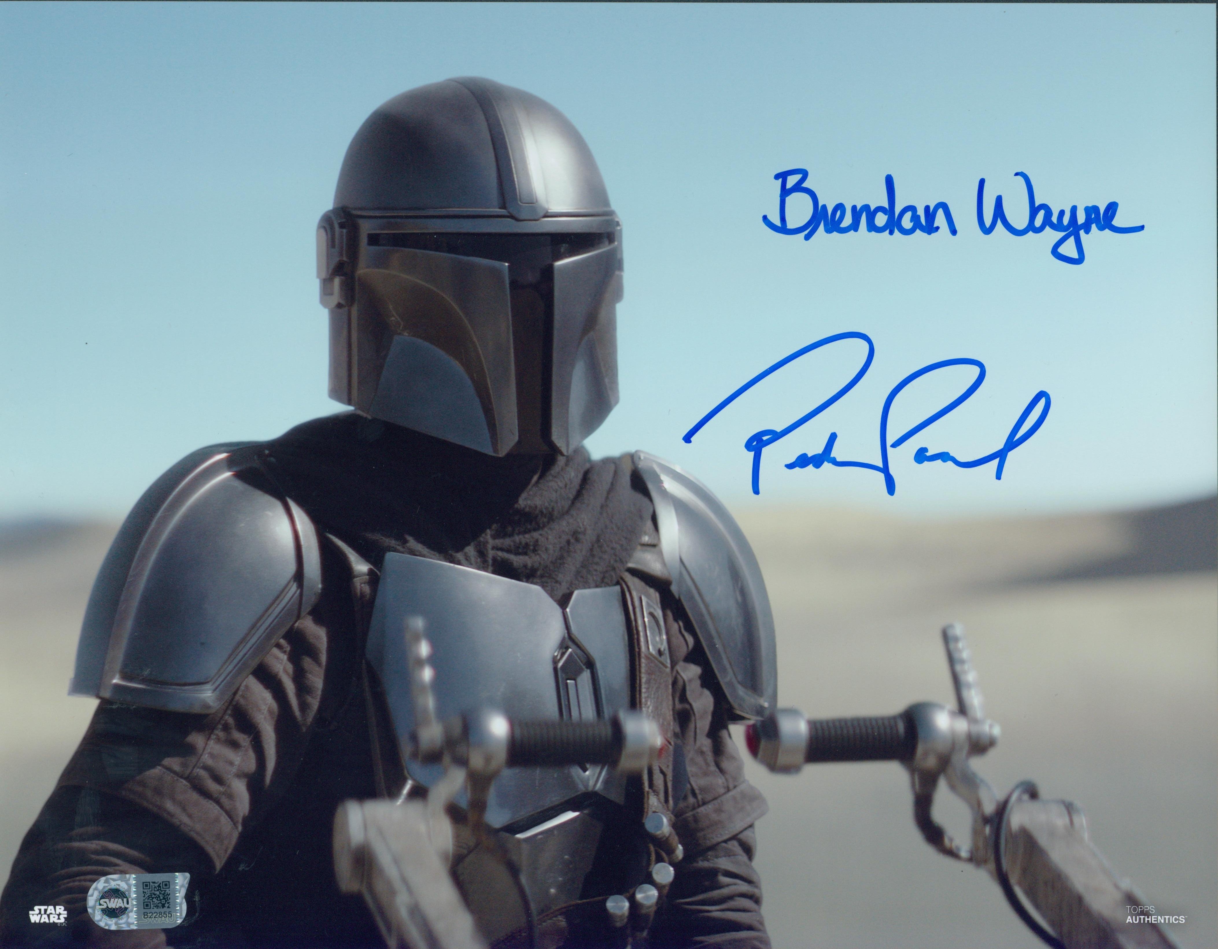 Pedro Pascal & Brendan Wayne Signed 11x14 Photo - SWAU Authenticated - SWAU