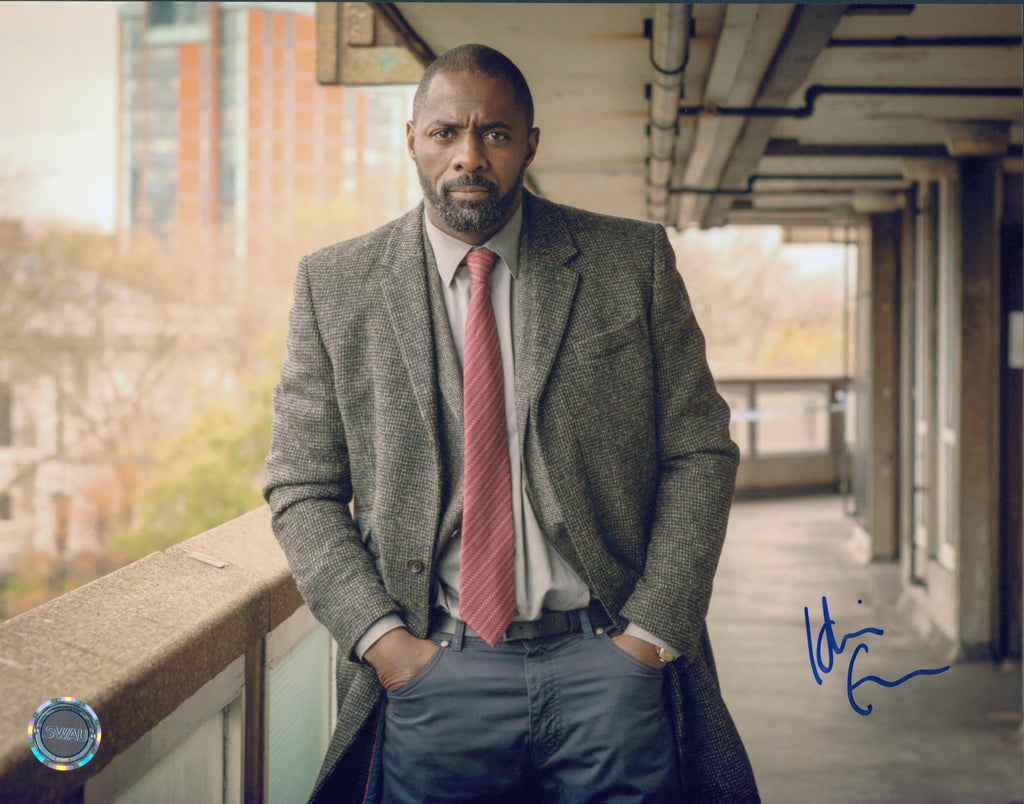 Idris Elba Signed 11x14 Photo - SWAU Authenticated - SWAU