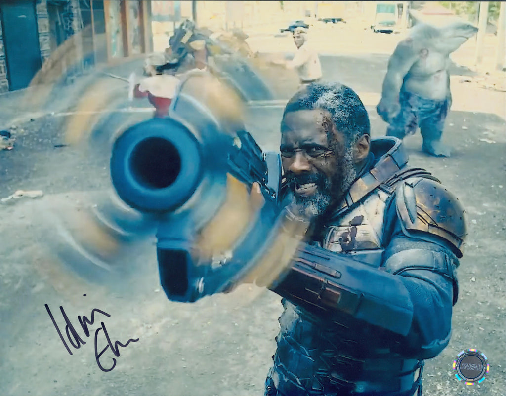 Idris Elba Signed 11x14 Photo - SWAU Authenticated - SWAU