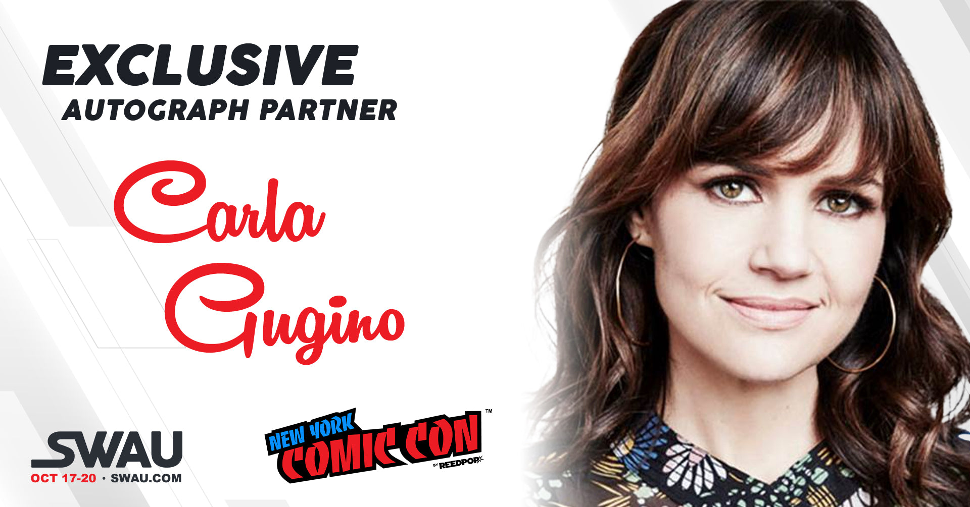 Carla Gugino Autograph Signing - NYCC | SWAU