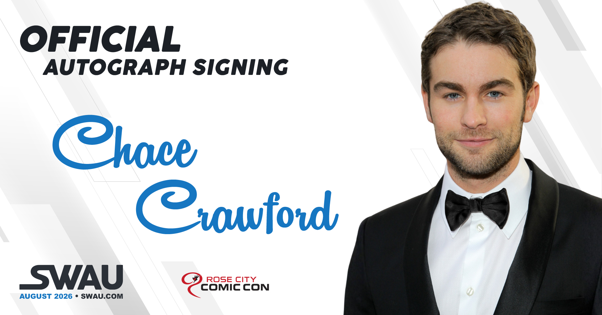Chace Crawford Autograph Signing - Rose City Comic Con 2026