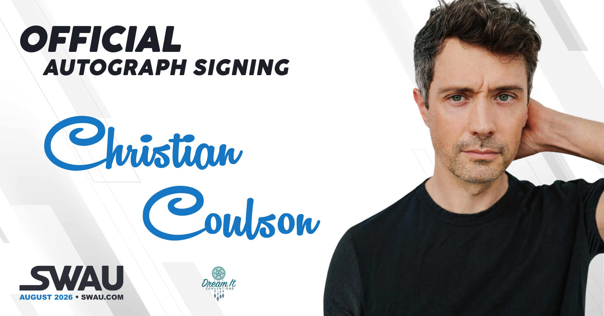 Christian Coulson Autograph Signing Dream It - Enter The Magical World 4 - SWAU