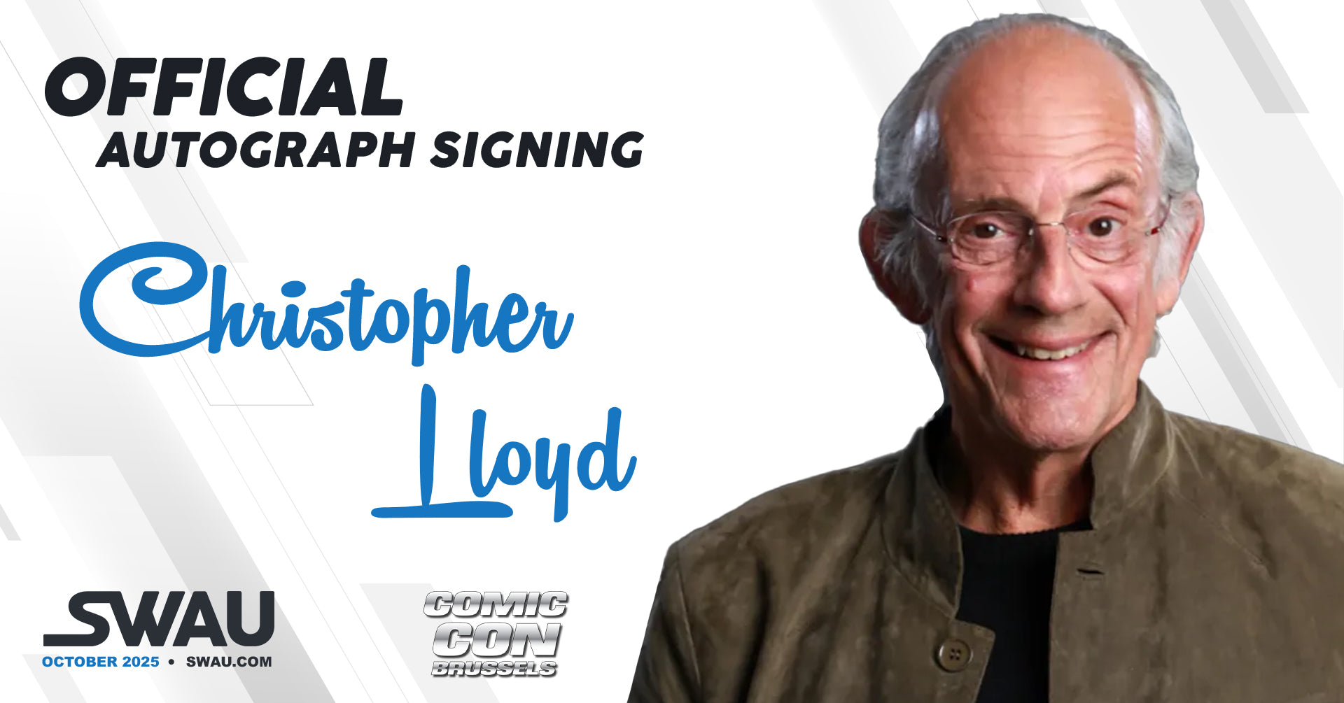 Christopher Lloyd Autograph Signing - Comic Con Brussels | SWAU