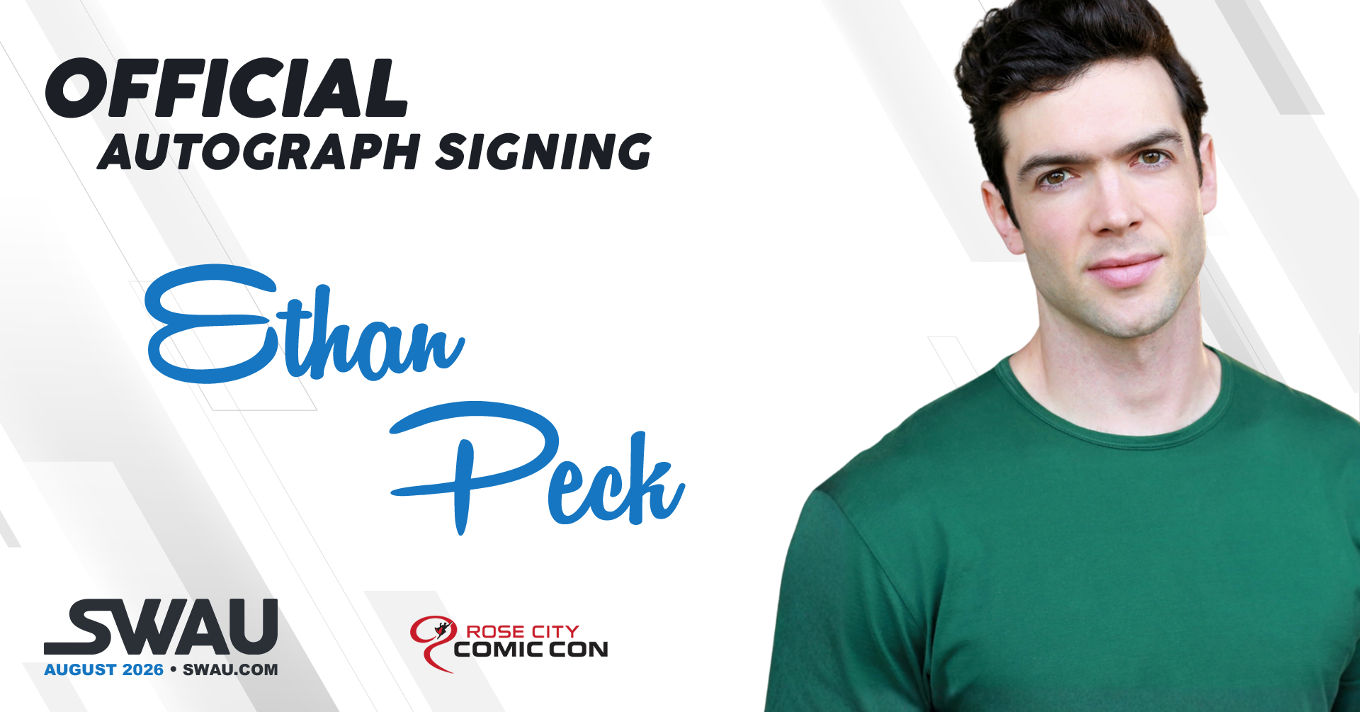 Ethan Peck Autograph Signing - Rose City Comic Con 2026