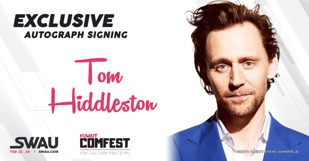 Tom Hiddleston Autograph Signing