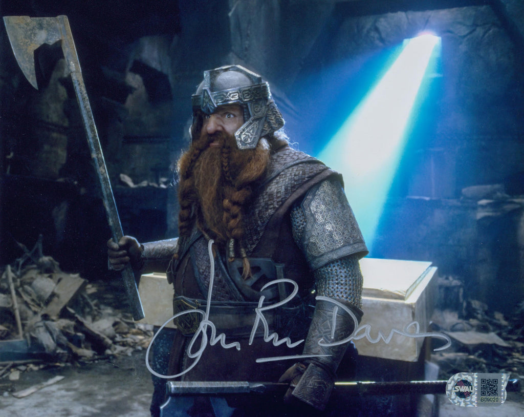 John Rhys-Davies Signed 8x10 Photo - SWAU Authenticated - SWAU