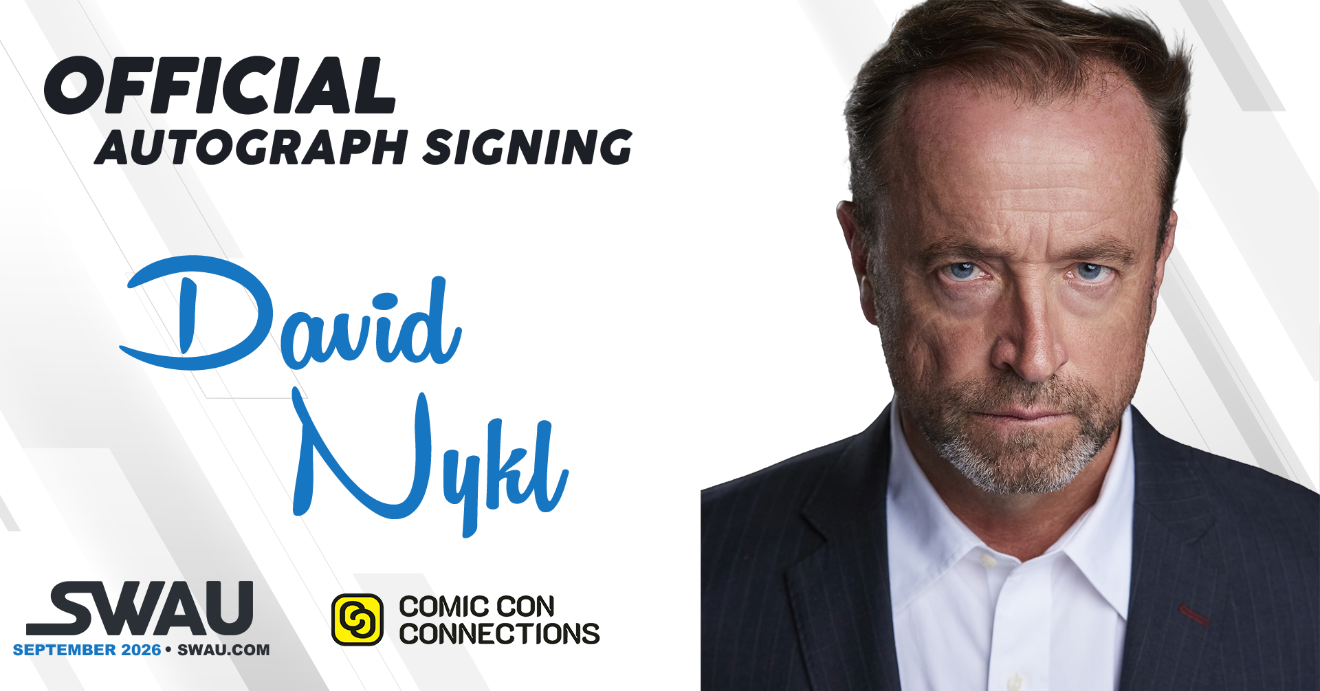 David Nykl Autograph Signing Comic Con Connections 2026