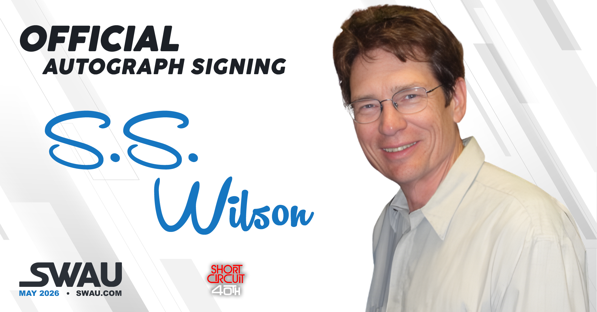 Owen Wilson 直筆サインフォト マーベル SWAU S.S Wilson Autograph Signing - Short Circuit 40th Celebration